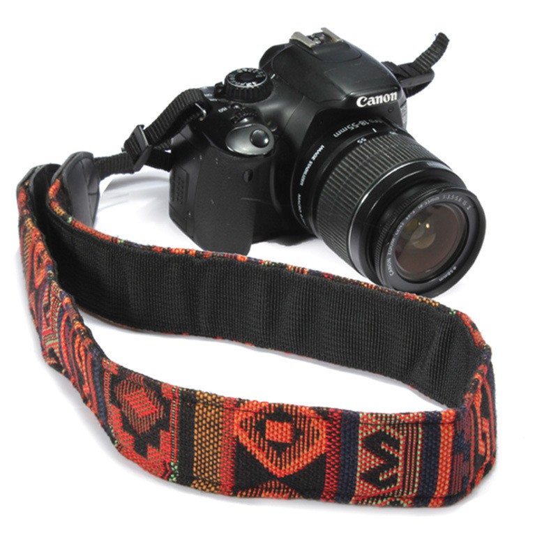 Dây đeo máy ảnh thổ cẩm - dây đeo máy ảnh mirrorless - dây đeo máy ảnh DSLR