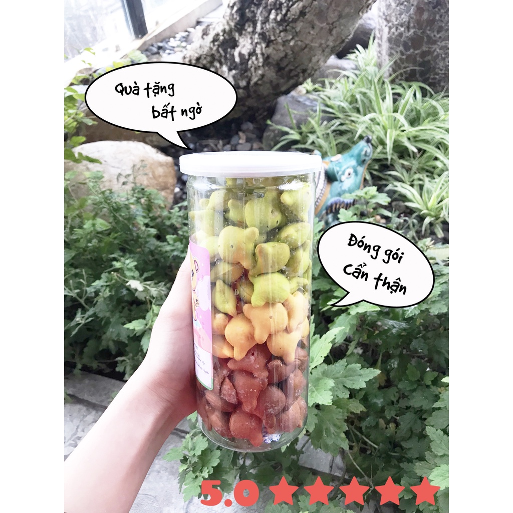 Bánh gấu nhân kem sữa mix 3 vị 400g siêu ngon bá cháy