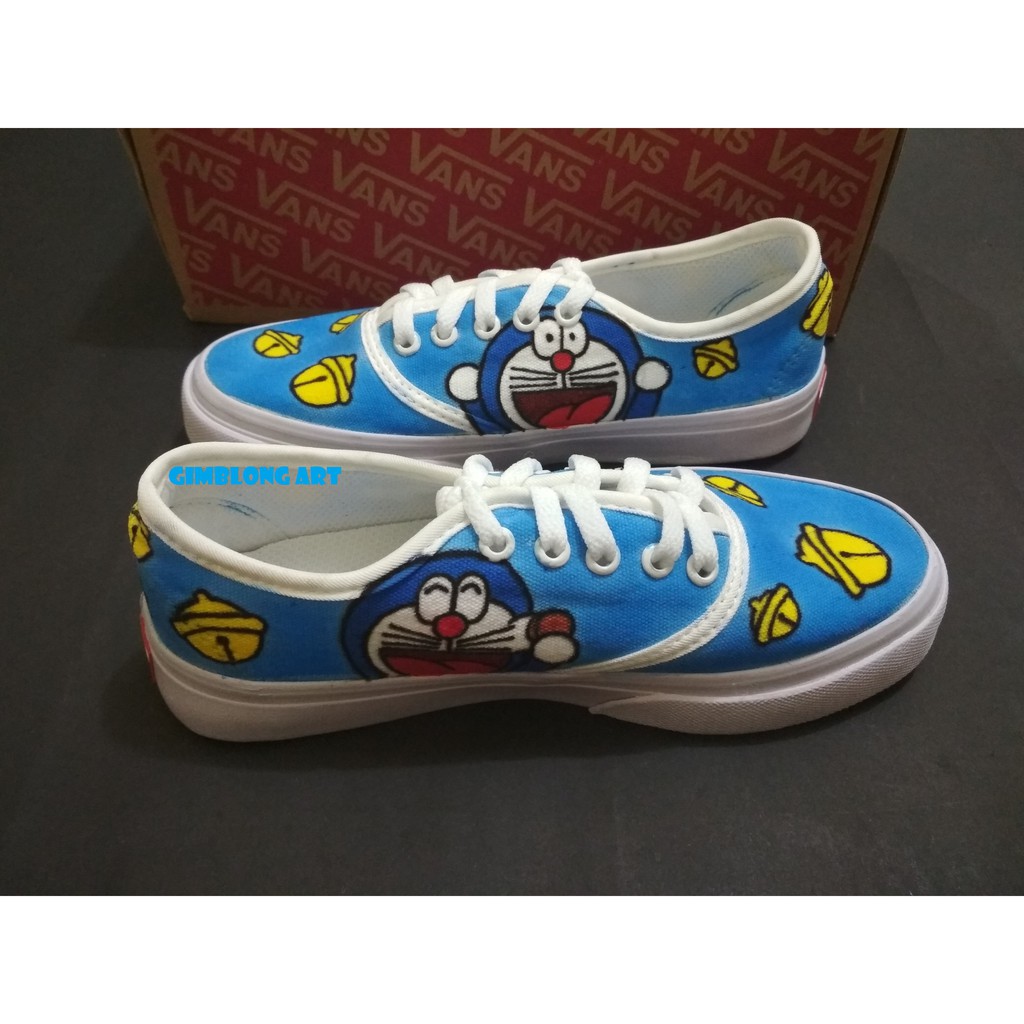 Tranh Vẽ Hình Giày Doraemon Dễ Thương