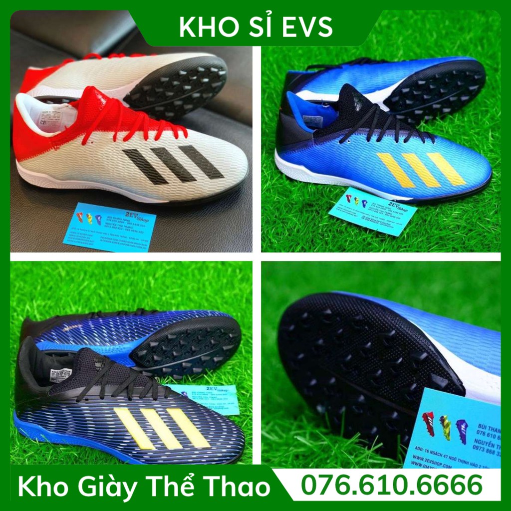 Giày Đá Bóng 𝗧𝗙 𝗔𝗱𝗶.𝗱𝗮𝘀 𝗫𝟭𝟵 Đủ Màu - Rẻ Vô Địch