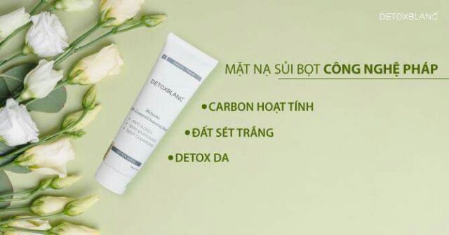 Mặt nạ thải độc tố detox blanc