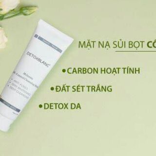 Mặt nạ thải độc tố detox blanc
