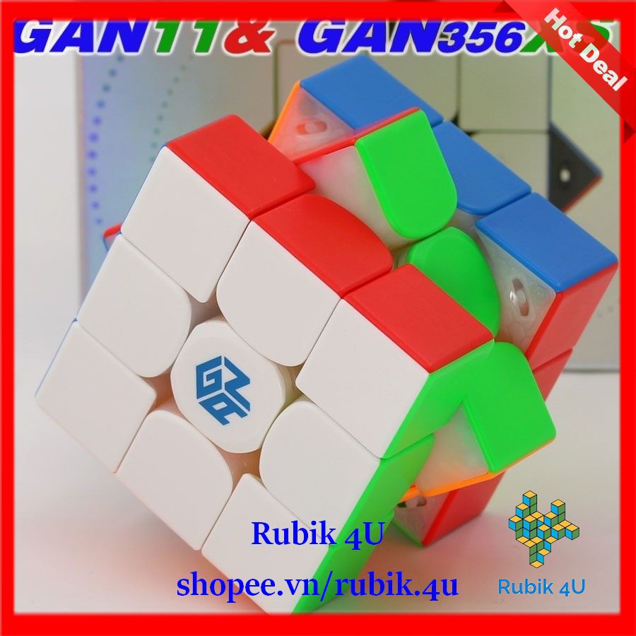 Rubik 3x3x3 GAN 11 M Pro Khối Rubic Lập Phương 3 Tầng Cao Cấp
