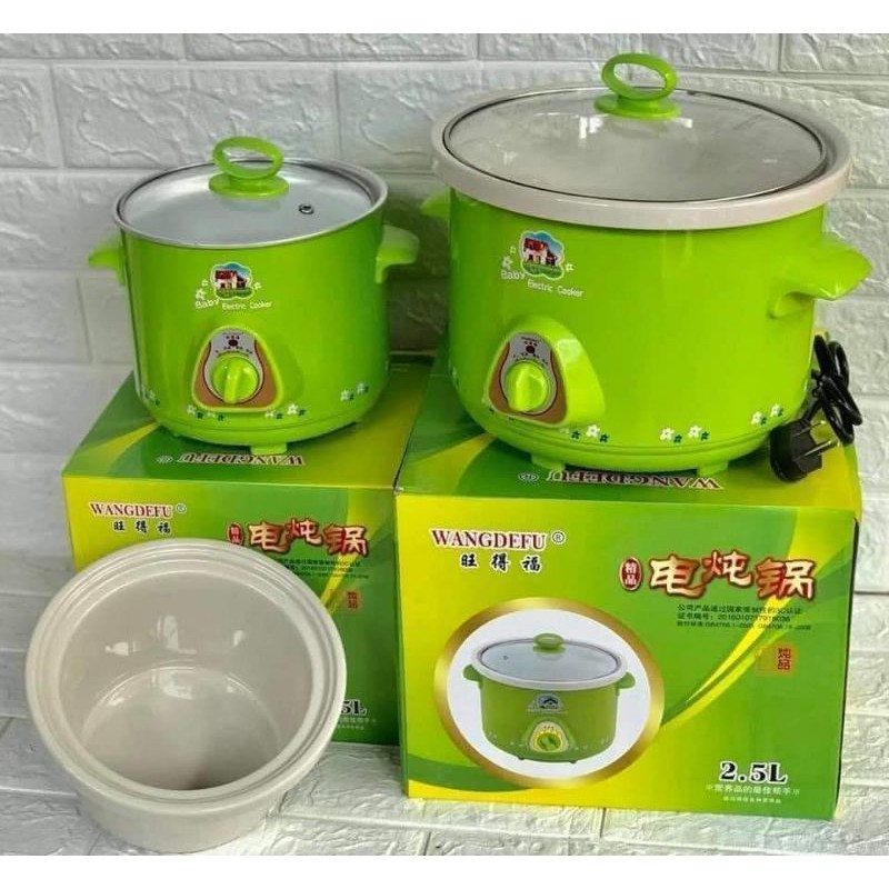 NỒI HẦM CHÁO CHẬM LOẠI 1,5L và 2,5L