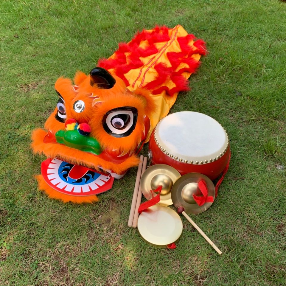 Đầu Sư Tử Nhảy Múa Bằng Nhựa Dành Cho Bé