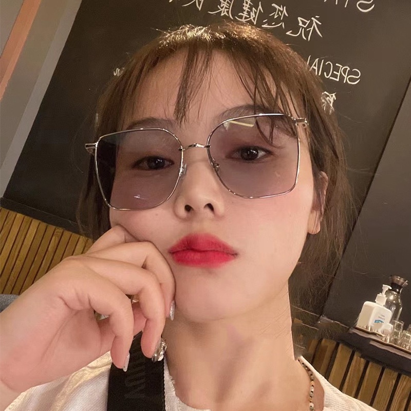 Kính Mát Thời Trang Hàn Quốc Chống Tia UV Gọng Lớn 2022 Cho Nữ