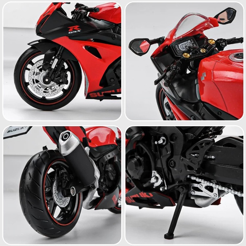 Mô Hình Xe Mô Tô Suzuki GSX R1000R Bằng Hợp Kim Tỉ Lệ 1: 12