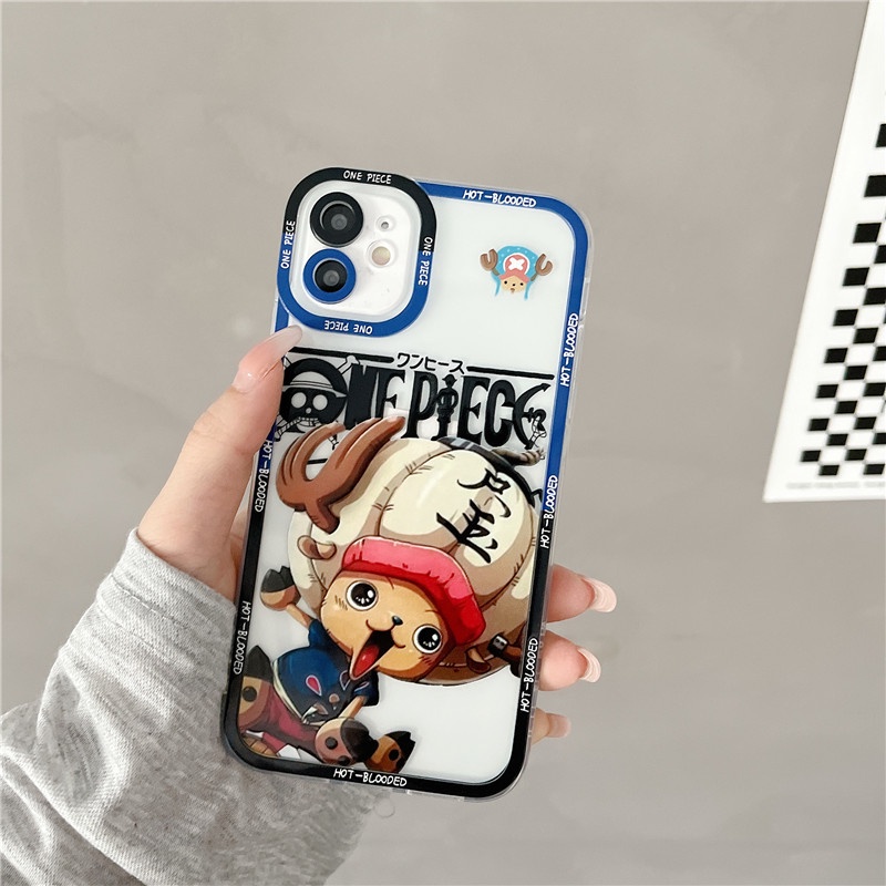 Ốp Điện Thoại Mềm In Hình One Piece Cho iPhone 13 12 11 Pro Max 6 6s 7 8 Plus X Xs Max XR