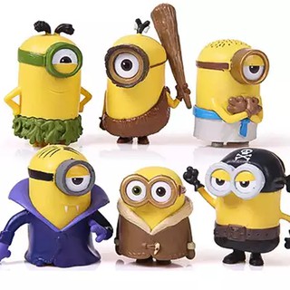 Set 6 Mô Hình Nhân Vật Minion Trong Phim Despicable Me