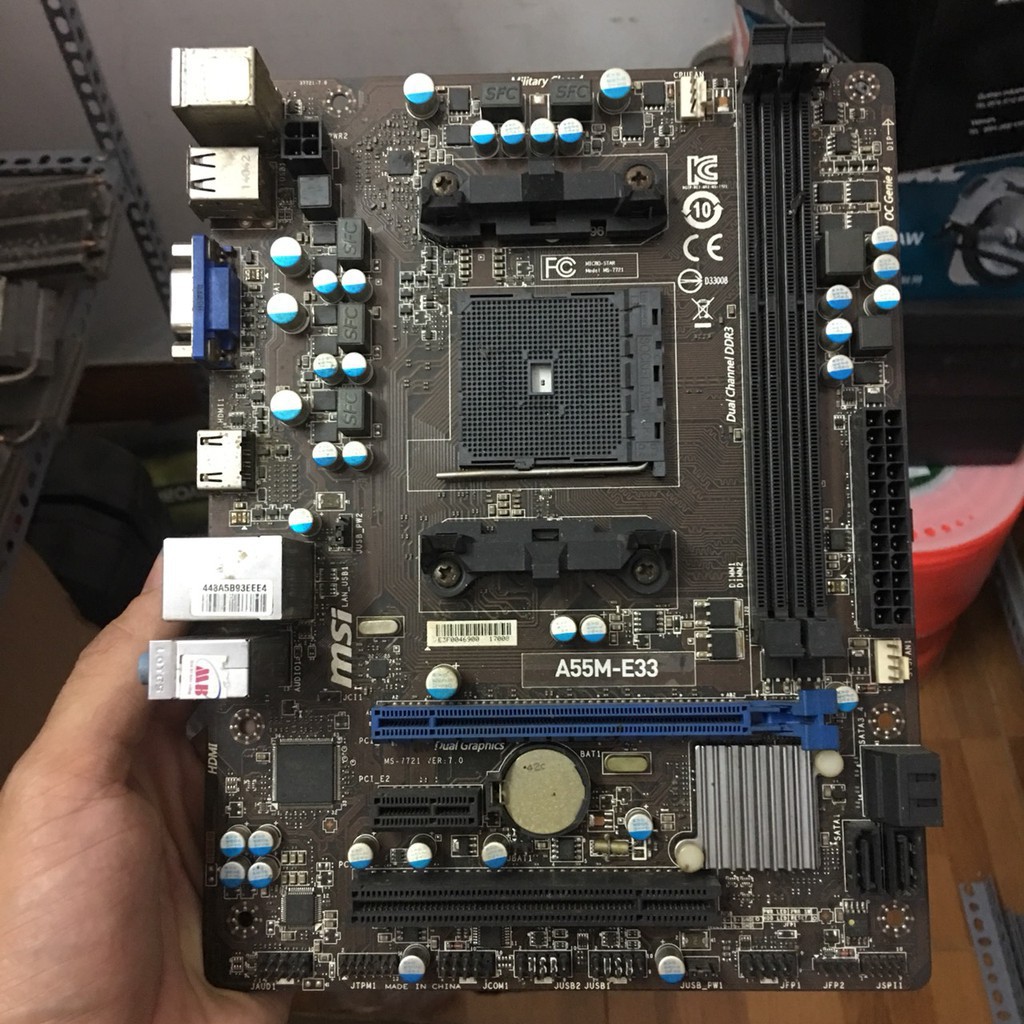 Main msi socket fm2 chạy ram ddr3