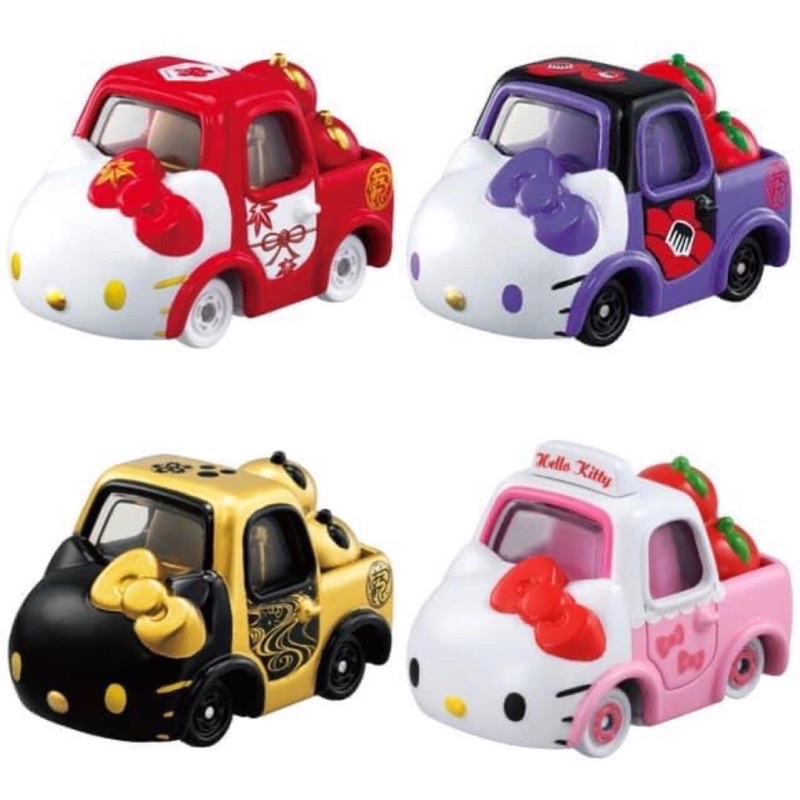 Set 4 Xe mô hình tomica hello kitty nhiều mẫu - Có hộp
