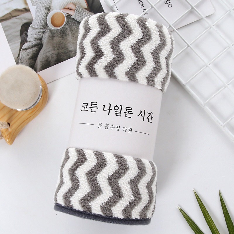 Khăn mặt Hàn Quốc cao cấp 5 màu bông mềm Cực thích , mềm mại dịu êm dùng được cho bé sơ sinh.