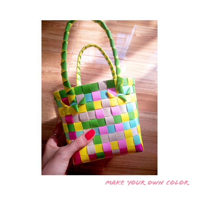 Giỏ mini cầu vòng
