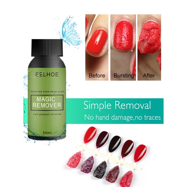 [Hàng mới về] Gel Tẩy Sơn Móng Tay Nhẹ Nhàng Dễ Sử Dụng Cho Nữ