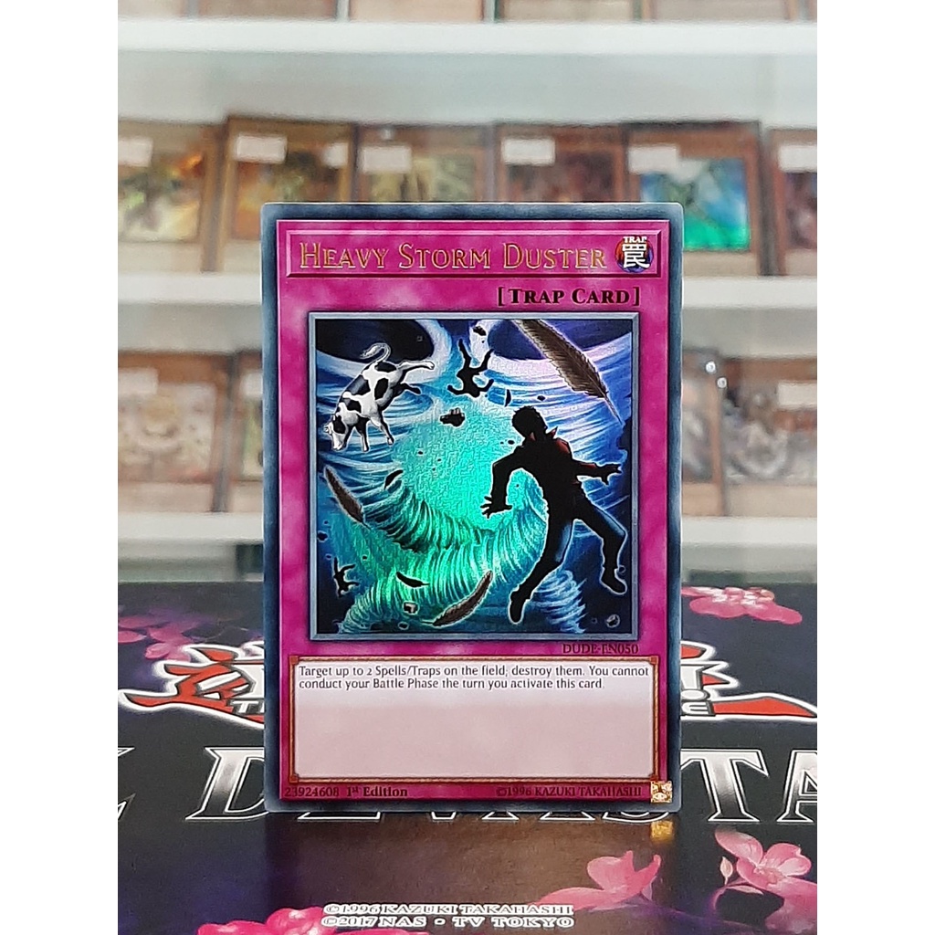 Thẻ Bài YugiOh Mã DUDE-EN050 - Heavy Storm Duster - Ultra Rare - 1st Edition