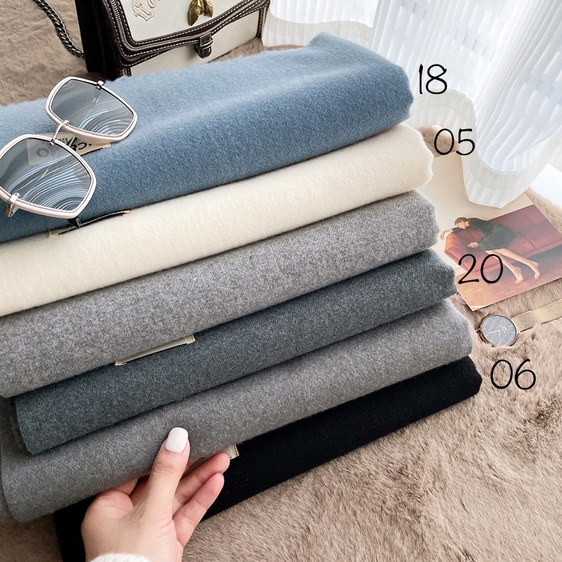Khăn quàng cổ dành cho bạn gái, khăn đôi nam nữ mùa đông dầy dặn cao cấp mã K12 MC&MO