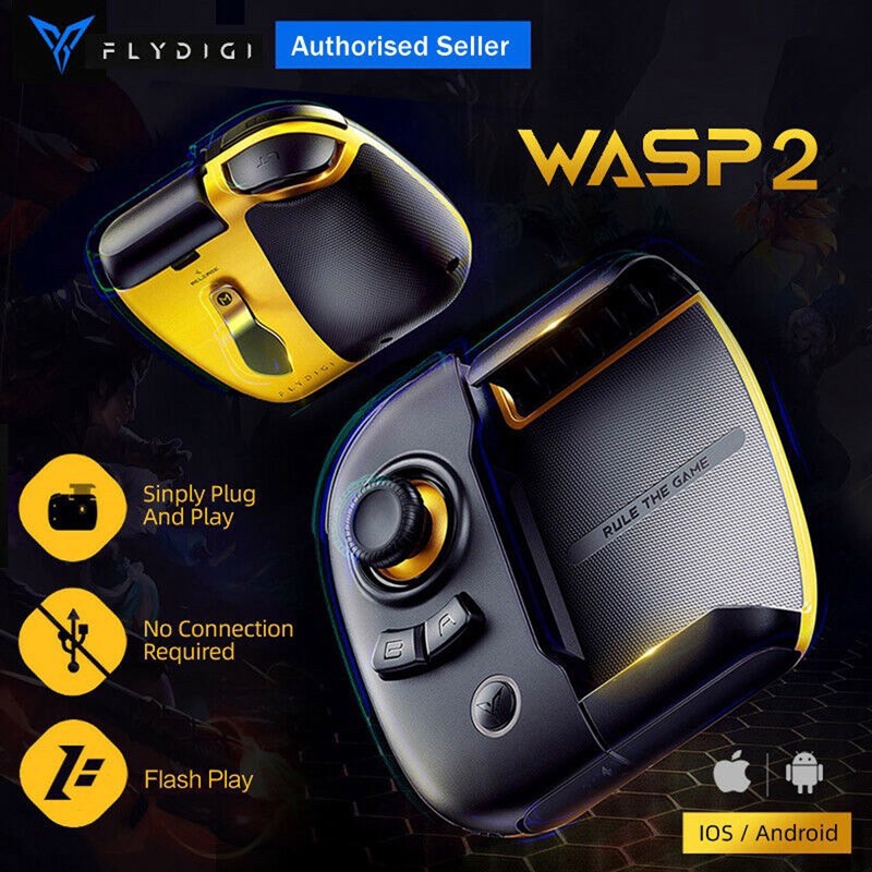 Tay cầm Wasp 2 cho điện thoại chuyên chơi liên quân Pubg Ros Freefire