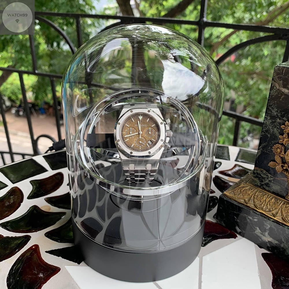 Hộp xoay đồng hồ ABIES 3D chính hãng độc lạ - sang sịn 2 màu VÀNG - TRẮNG