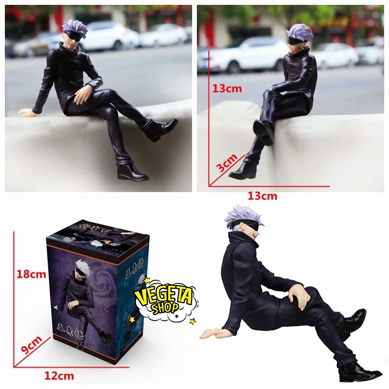 Mô hình Gojo Satoru ngồi - Jujutsu Kaisen - Chú thuật hồi chiến - Chú thuật sư Gojo Satoru - Kích thước 13*13cm - Box