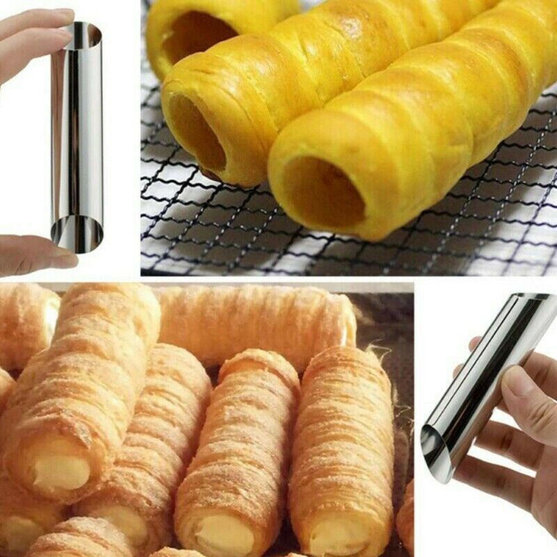 Set 10 khuôn làm bánh sừng bò tiện dụng