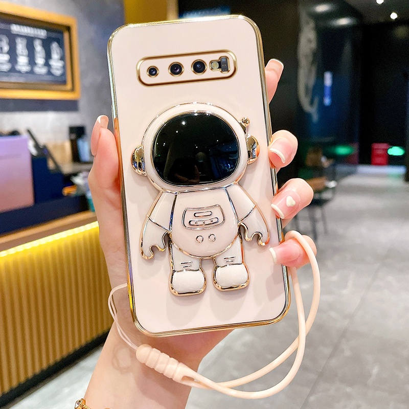 Ốp điện thoại có giá đỡ hình phi hành gia cho Samsung S10 Samsung S10 Plus Samsung S20 Samsung S20fe Samsung S20 Plus