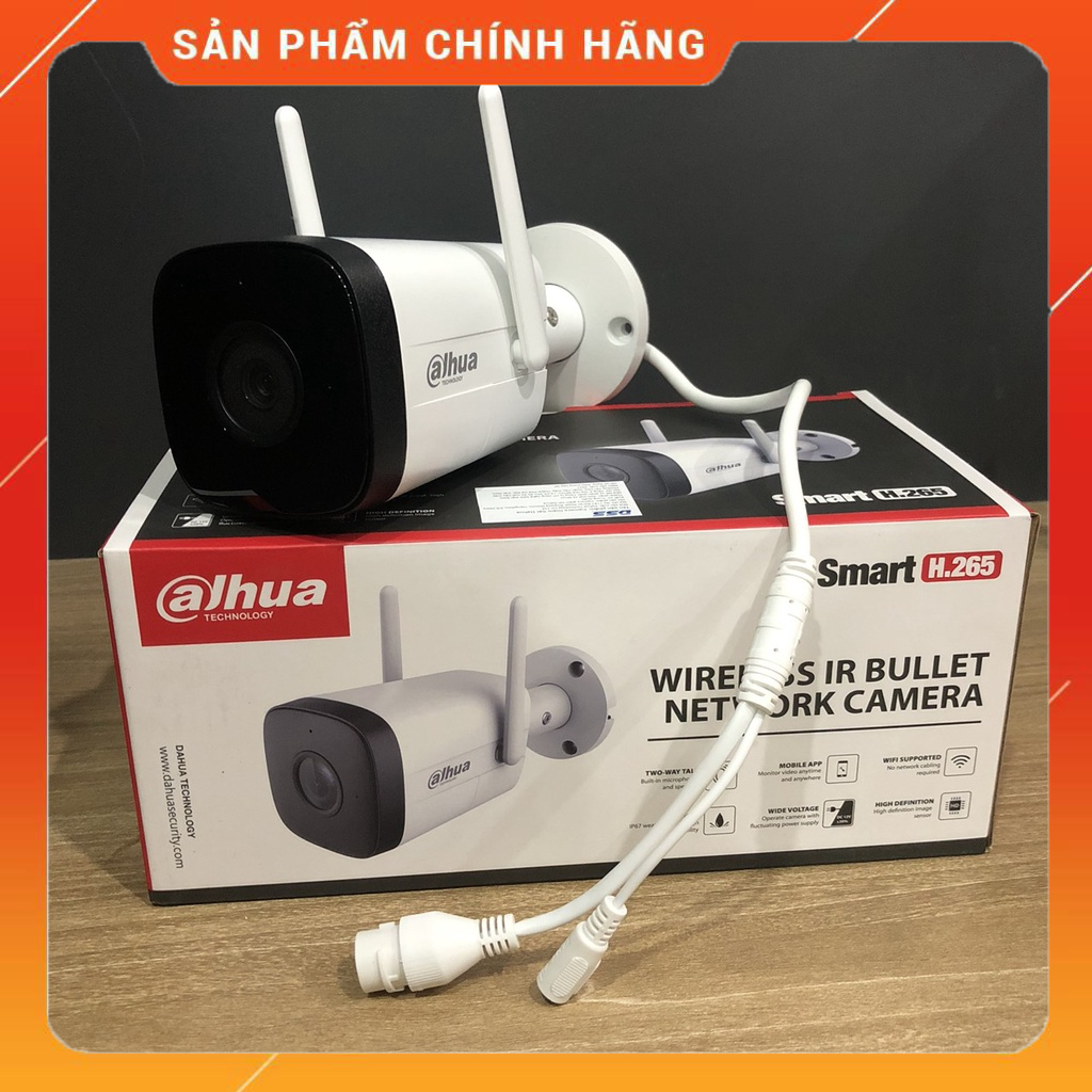 Camera IP Wifi ngoài trời 4MP 2MP DAHUA DH-IPC-HFW1430DT-ST , DH-IPC-HFW1230DT-STW - Đàm thoại 2 chiều - Hàng chính hãng