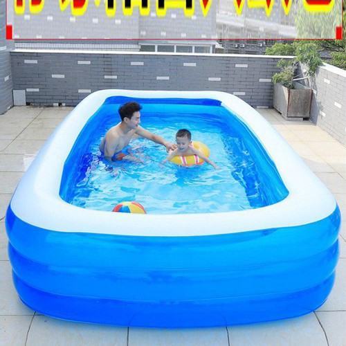 Bể bơi phao to 2m6,3m - 3 tầng loại dày - Bể phao dành cho cả gia đình cao cấp - Mua kèm bơm giá gốc - Tặng 10 bóng