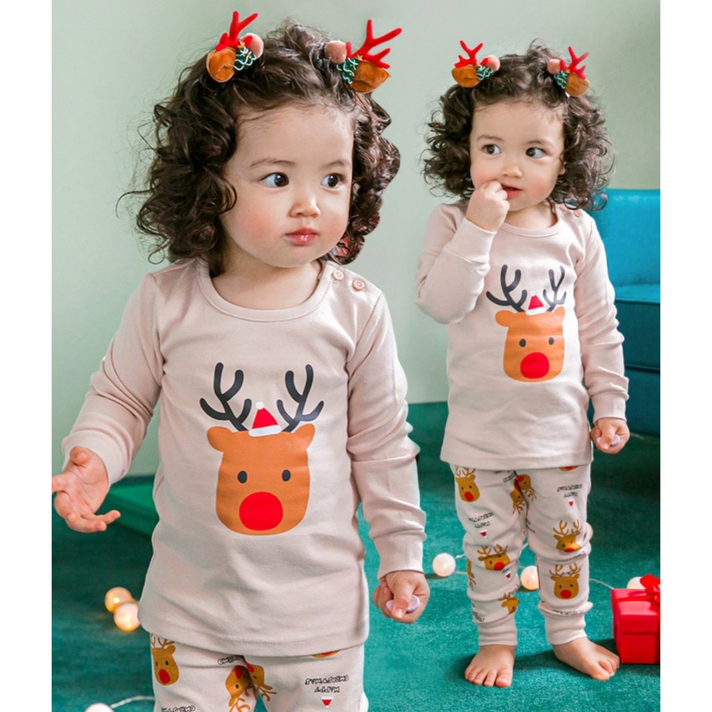Quần áo trẻ em🦌thu đông🦌Cotton thun mịn🦌Cordi Hàn Quốc nội địa-NOEL2🦌