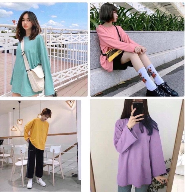Áo Thun Nữ Dài Tay ❤️ Áo phông dài tay ULZZANG nữ kiểu dáng KOREA SIÊU HOT ❤️ | BigBuy360 - bigbuy360.vn