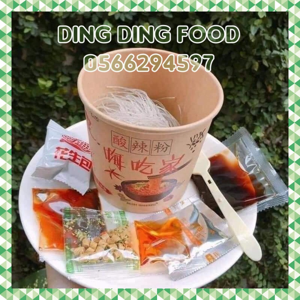 Mới  -  Miến Cay Trùng Khánh Đài Loan, Miến Ăn Liền, Ăn Vặt Siêu Ngon, Miếng Chua Cay, DING DING FOOD
