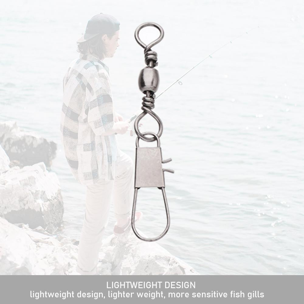 MAYSHOW Khóa Câu Cá Kết Nối Với Pin Loại B Bằng Thép Không Gỉ Hạng Nặng Mới