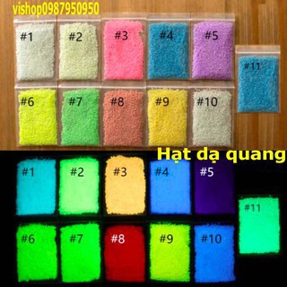 gói hạt phát sáng dạ quang - tự phát sáng trong đêm