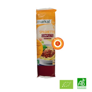 SPAGHETTI NGUYÊN CÁM HỮU CƠ MARKAL (500g) - Organic Whole Wheat Spaghetti