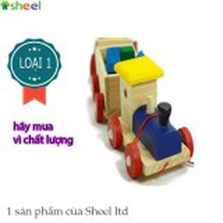 Bộ đồ chơi xe lửa bằng gỗ SHEEL LOẠI 1