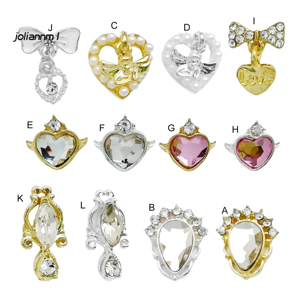 Set 10 Phụ Kiện Trang Trí Móng Tay 3D DIY