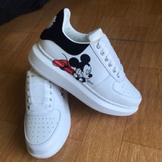Giày Thể Thao Nam MQ Hoa Cúc 🚛 FREESHIP ⚡️ FLASHSALE | Giày Hoa Cúc Chuột Mickey Tăng Chiều Cao
