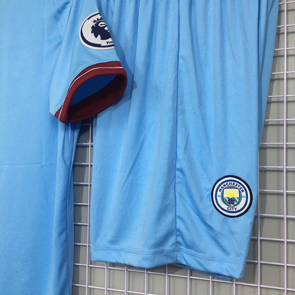 Bộ quần áo đá banh Man City MC sân nhà 2023 JP