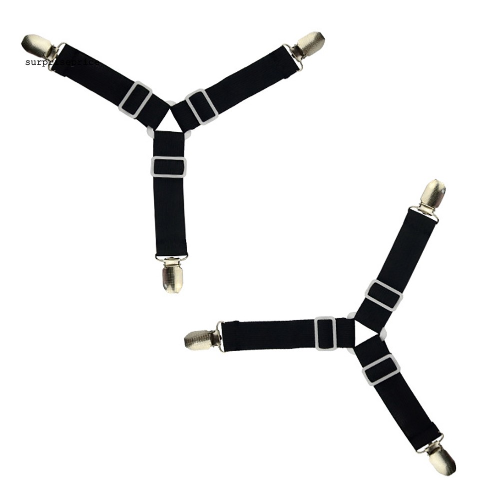 Set 4 Đai Kẹp Co Giãn Giữ Ga Trải Giường Có Thể Điều Chỉnh