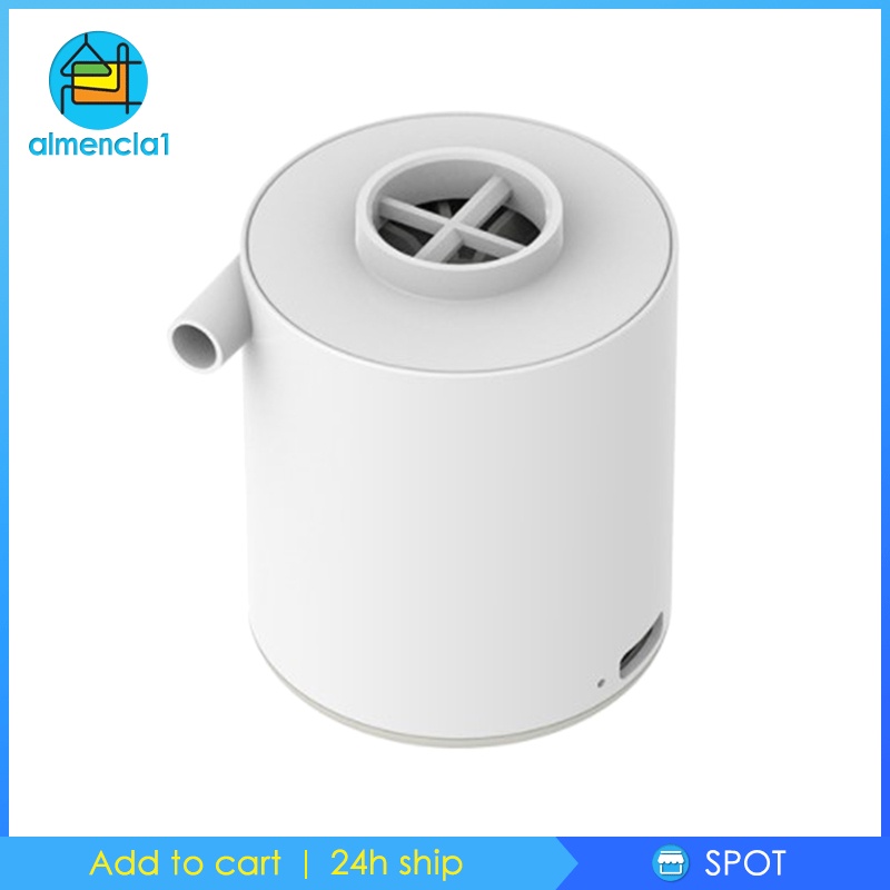 [ALMENCLA1] Mini Air Pump USB Rechargeable Quick-Fill Tiny Pump for Floats Swimming Ring