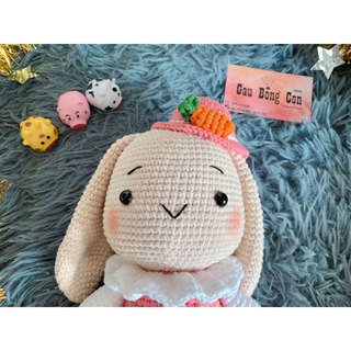 Thỏ Sully handmade bằng len- thỏ len handmade