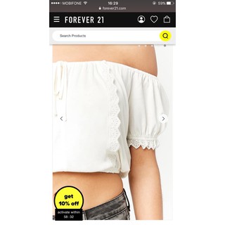 Croptop F21 Xuất Khẩu