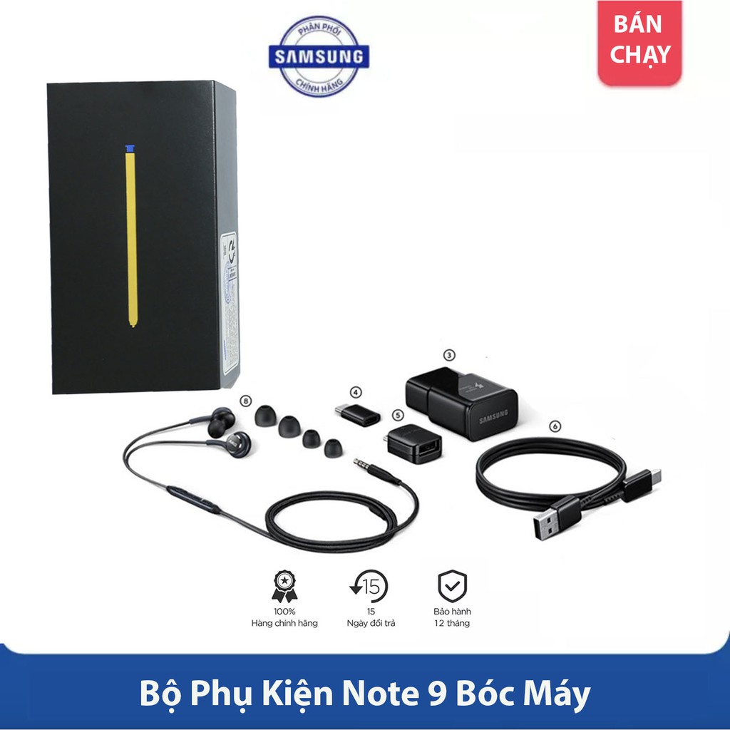 Bộ Phụ Kiện Fullbox Note 9