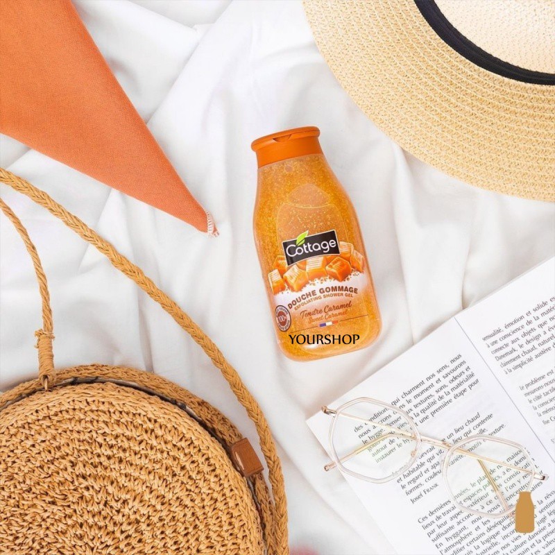 Sữa tắm tẩy tế bào chết Cottage Violet 270ml - Chính Hãng Pháp | BigBuy360 - bigbuy360.vn