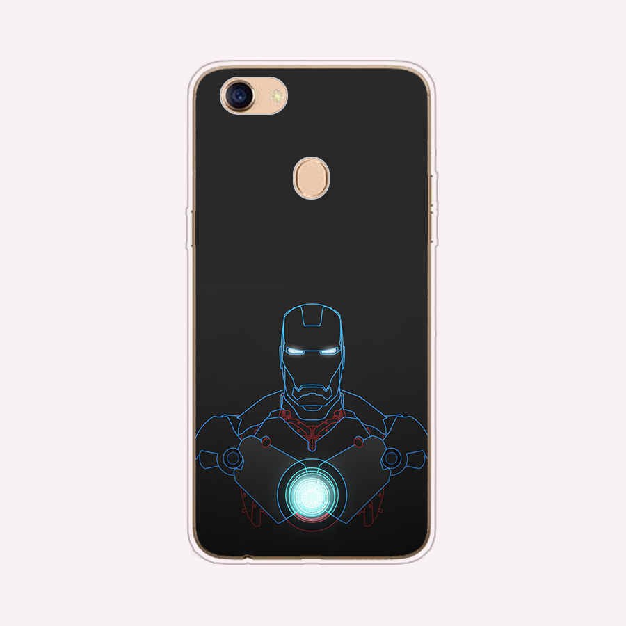 MARVEL Ốp Lưng Điện Thoại Oppo A39 A57 Reno 2 A12 A83 F5 F7 A73 Hình Avengers