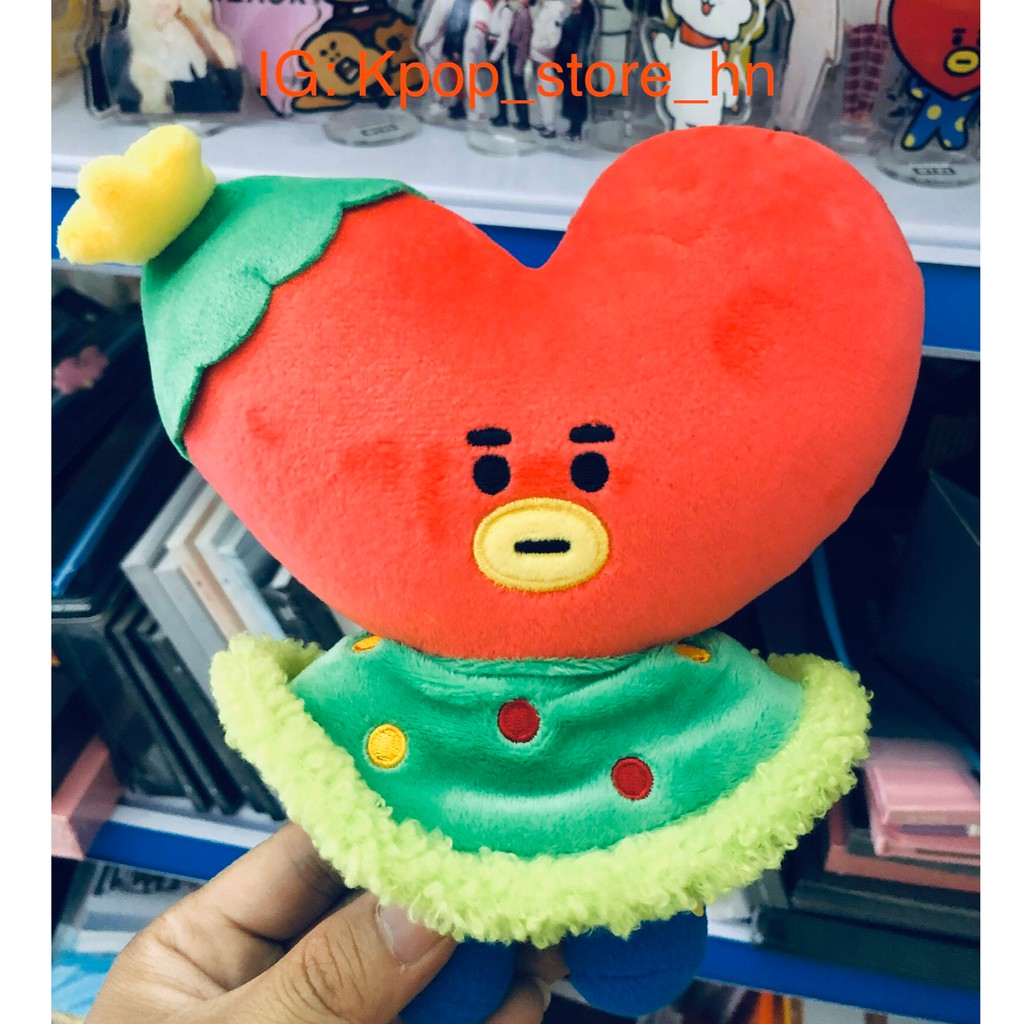 standing doll BT21 giáng sinh officail