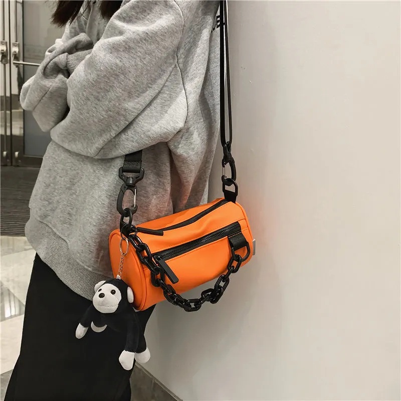 Mới Túi Đeo Chéo Vai Hình Trụ 664