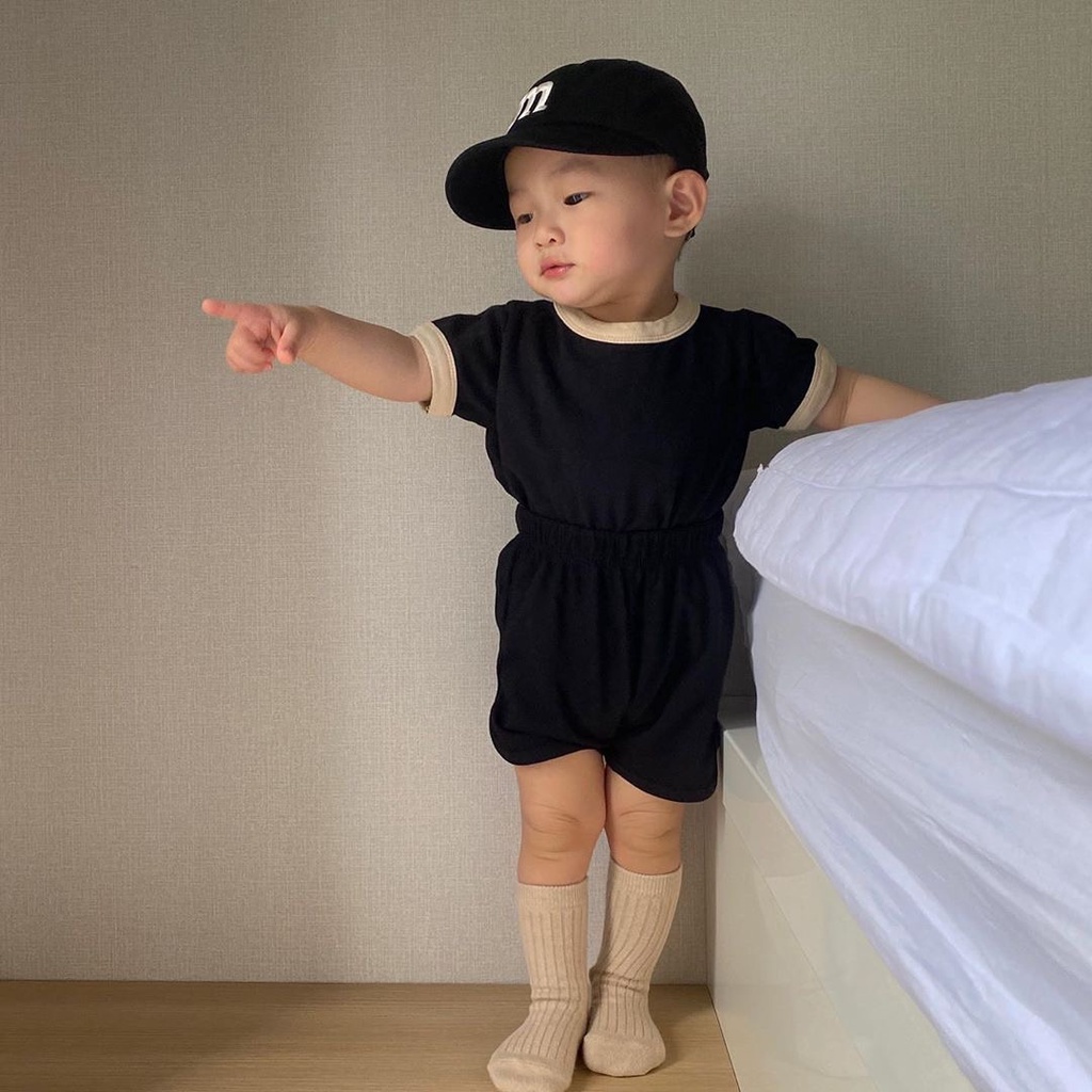 Mũ Lưỡi Trai Màu Sắc Kẹo Ngọt In Chữ Đơn Giản Thời Trang Cho Bé