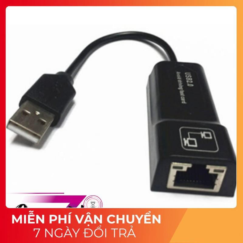 [FREESHIP] Cáp chuyển đổi USB ra LAN - USB Ethernet Adapter