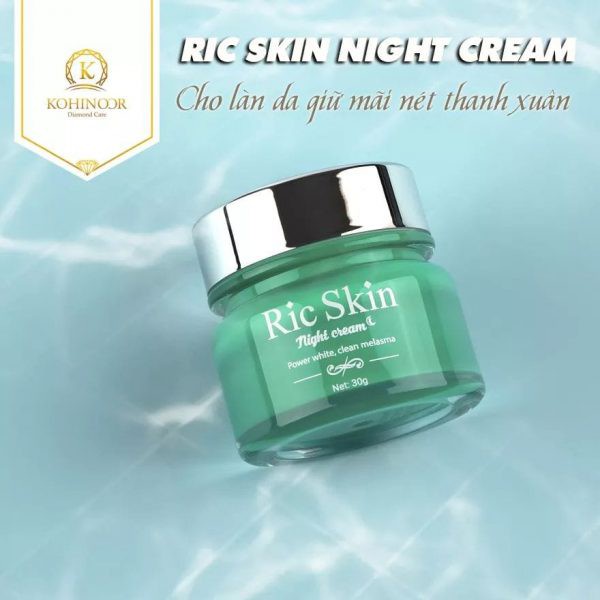 Kem Nám Đêm Ric Skin Giúp Sạch Nám Và Tàn Nhang