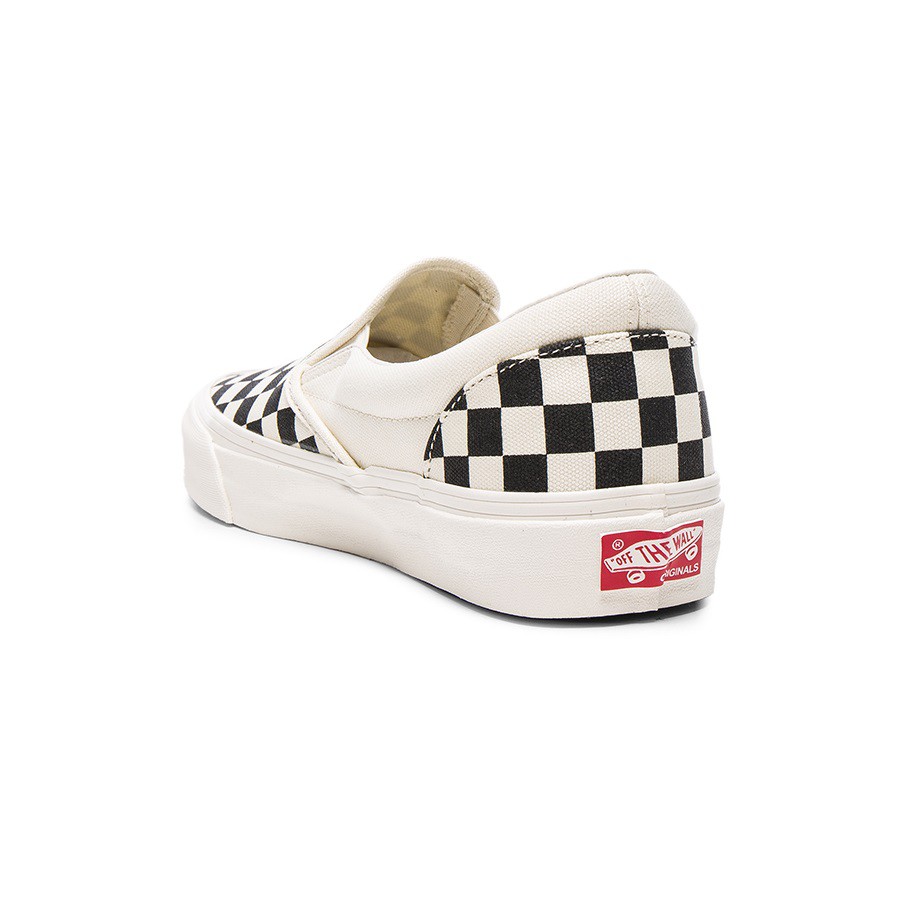 slip on checkerboard vault